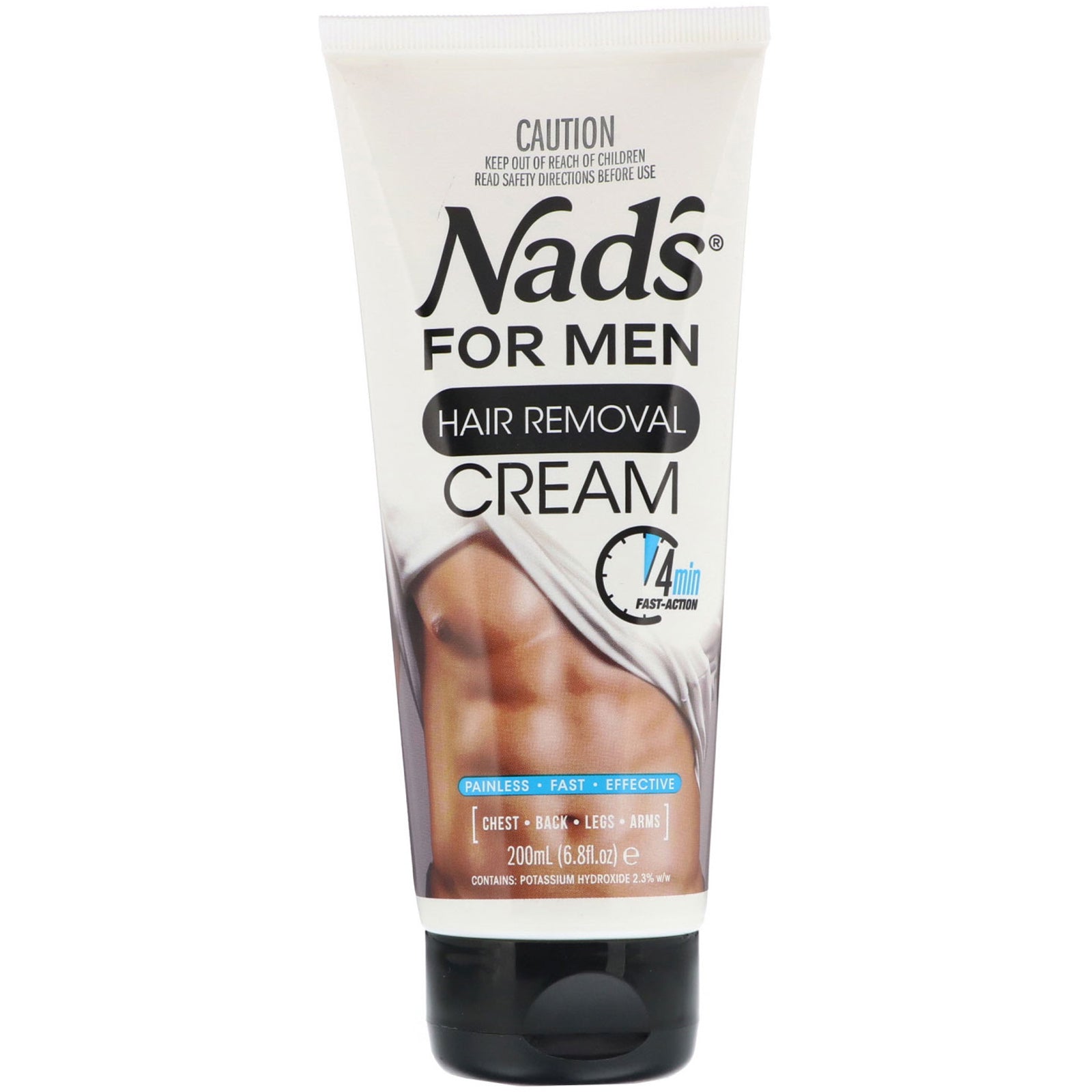 Nad's, Hair Removal Cream, For Men, 6.8 fl oz (200 ml)