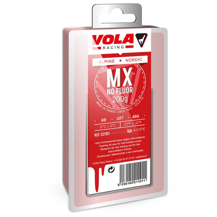 Vola Waxing MX No Fluor 200g Red Overview