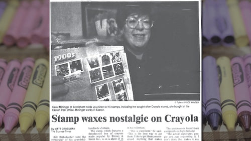 Waxing nostalgic: Crayola stamps celebrating 20th century drew local collectors | Lehigh Valley historical headlines