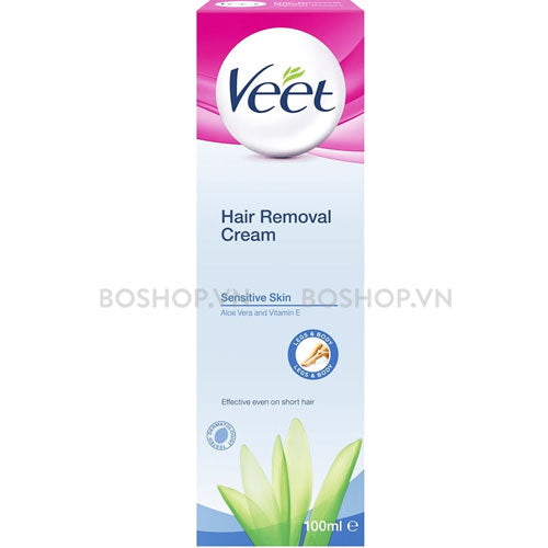 Phân loại kem tẩy lông cho da nhạy cảm Veet Hair Removal Cream With Aloe Vera & Vitamin E 200ml