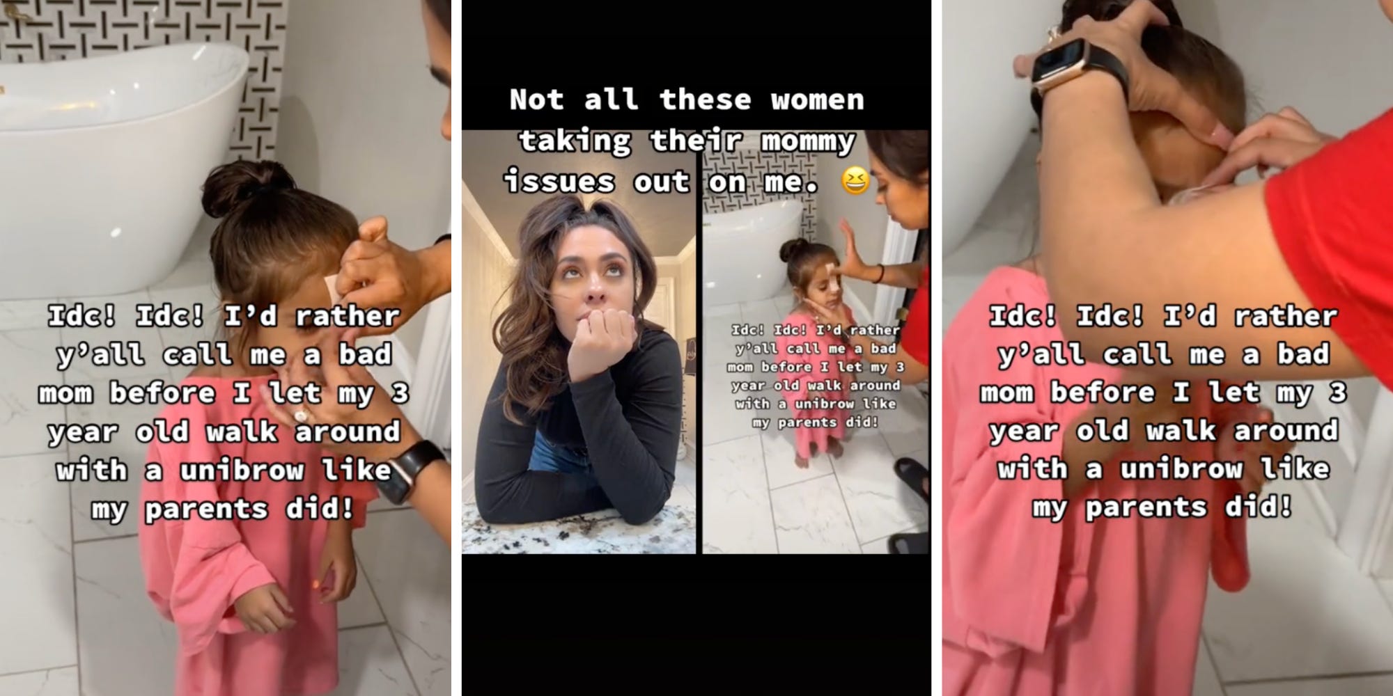 A TikTok of Leah Garcia waxing her daughter's eyebrows has more than 30 million views.