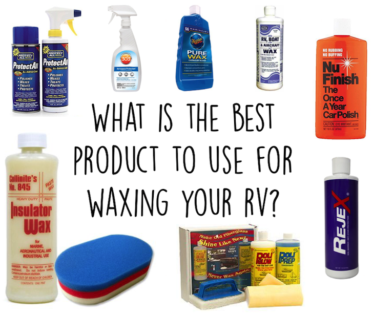 Best product for waxing an RV