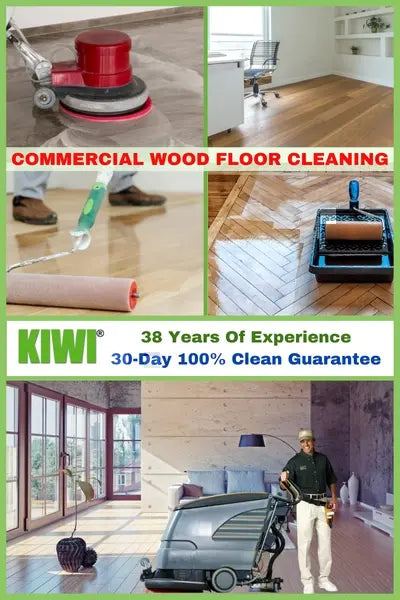 Top-Notch Commercial Hardwood Floor Waxing and Polishing by KIWI