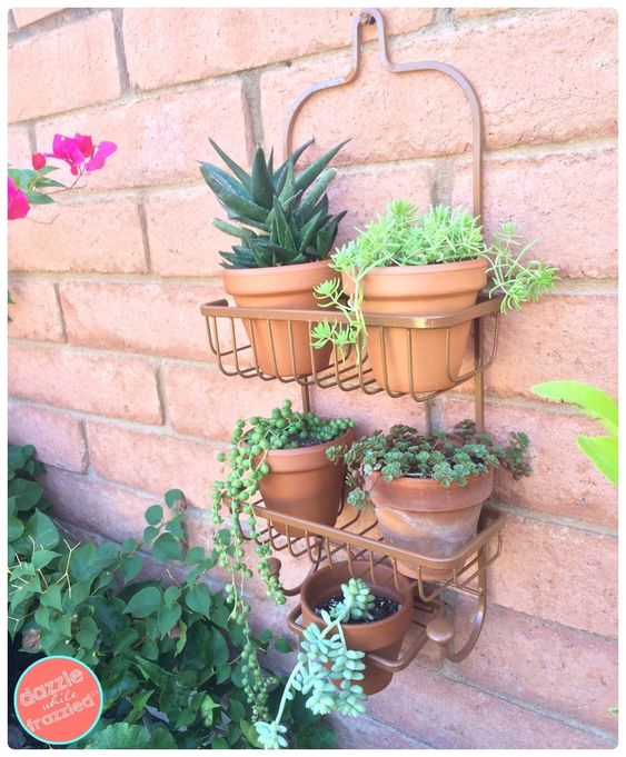 Dazzle while frazzled shower planter