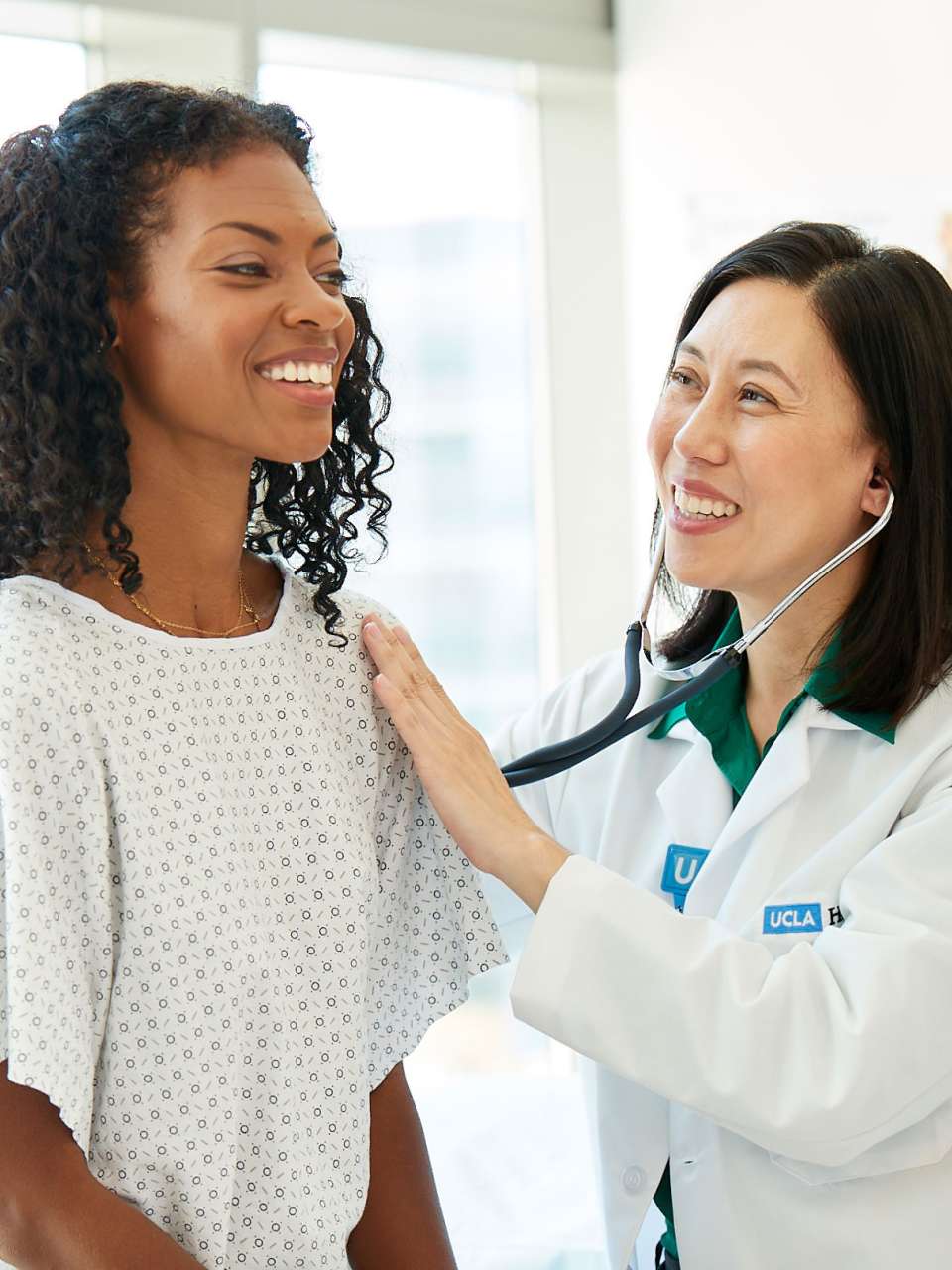 Female Patient and Doctor