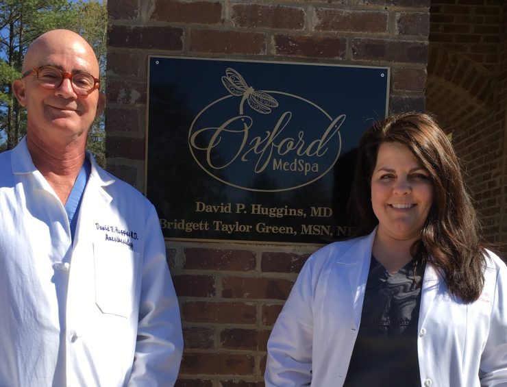 Dr. David Huggins and Bridgett Taylor Green, owners of Oxford MedSpa.