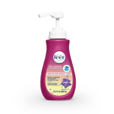 Veet Aloe Vera Legs & Body Hair Remover Gel Cream - 13.5 Fl Oz : Target