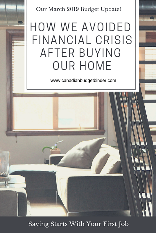 How we avoided financial crisis after buying our home