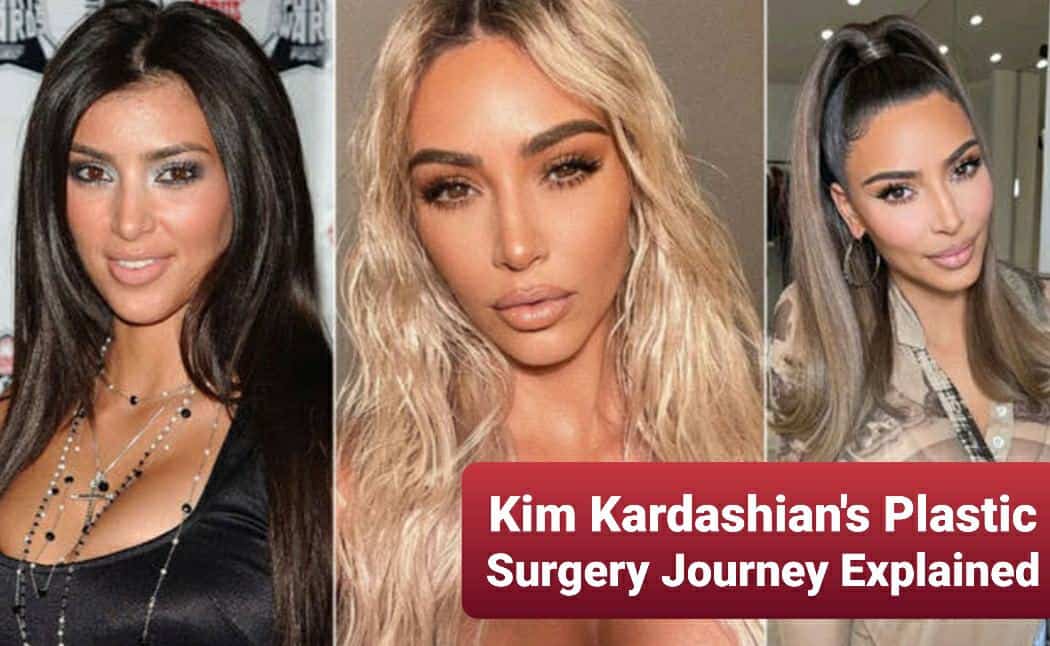 Kim Kardashian's before and after looks