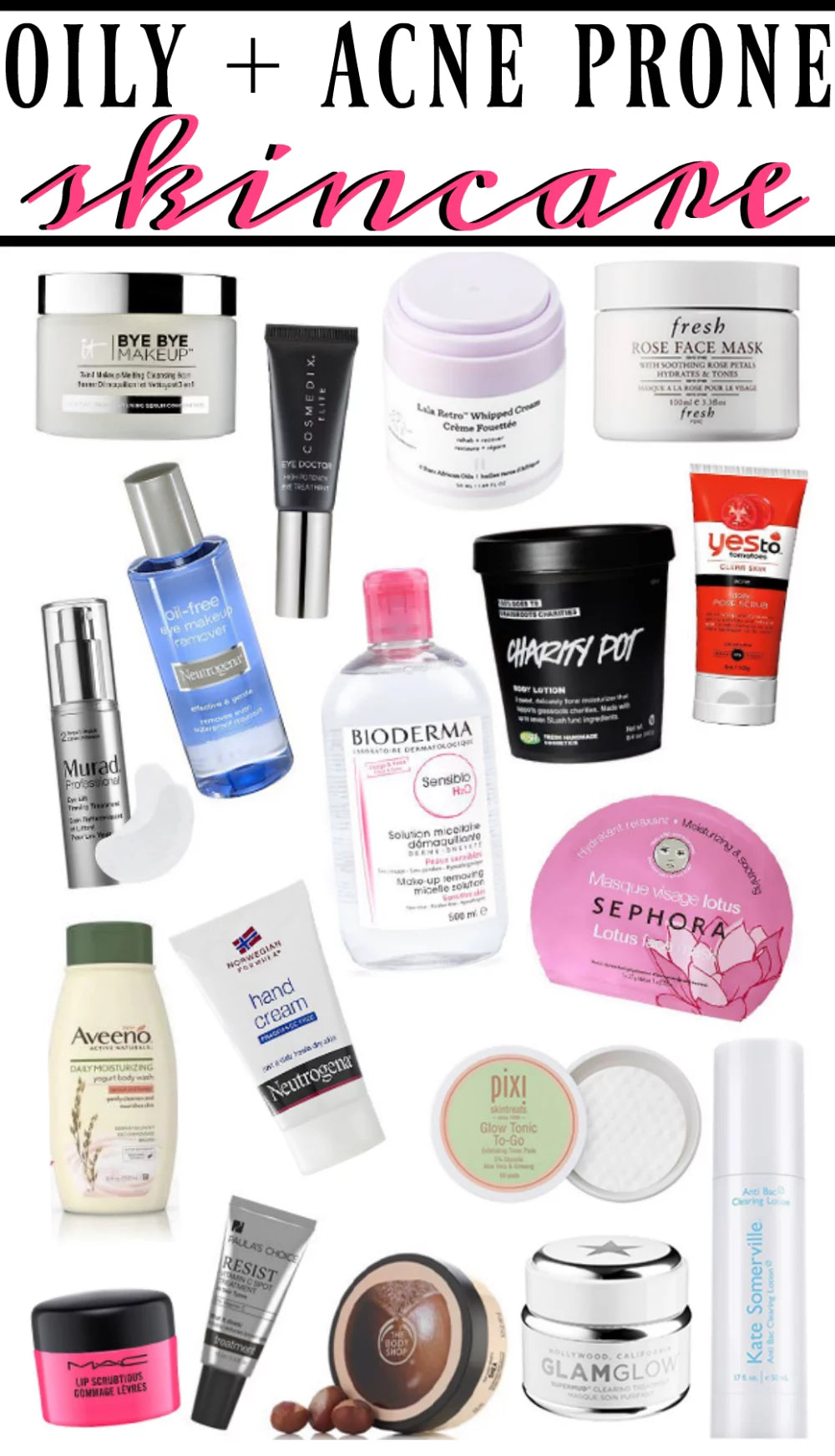 The best skincare for oily, acne-prone skin types