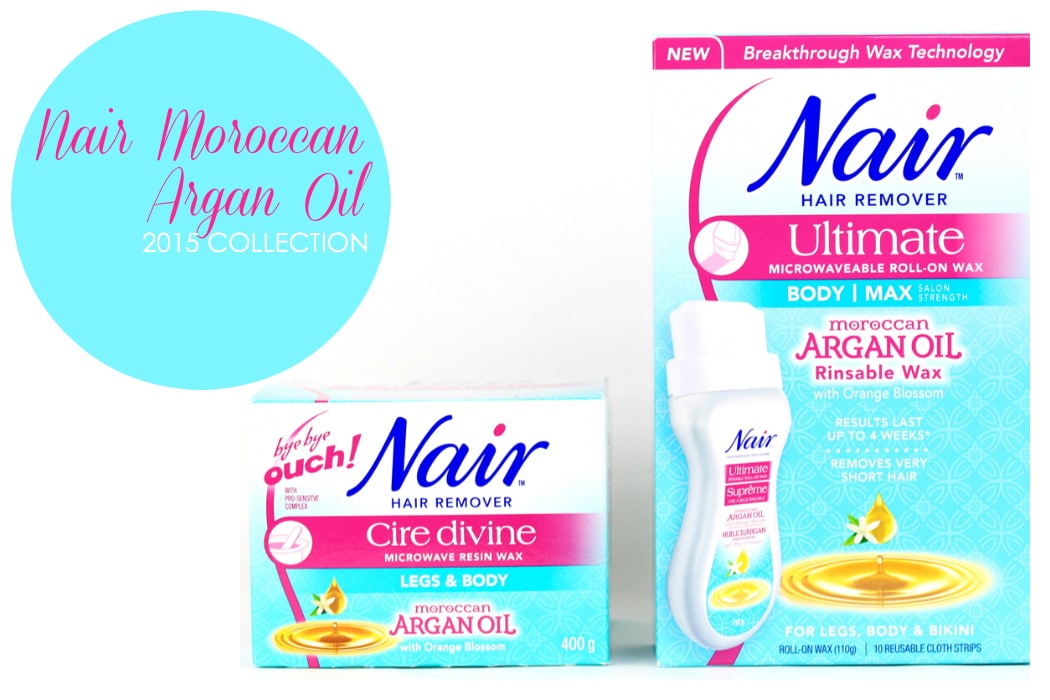 Nair Moroccan Argan Oil Hair Removal Collection Review and Tutorial