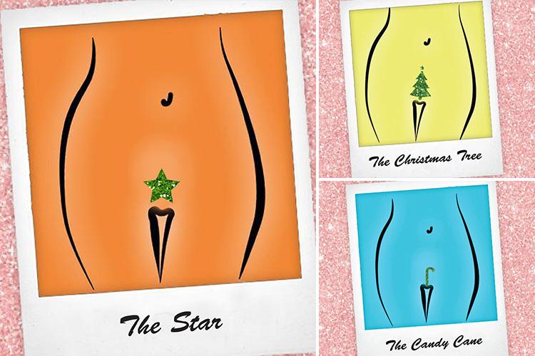 The vajazzle is BACK and it’s had a festive makeover: Waxing professional reveals rise in women asking for star, candy cane and Christmas tree glitz down there