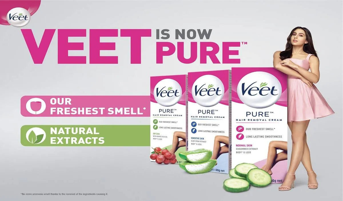 Veet Expands Product Portfolio, Launches Veet Pure Range of Hair Removal Creams