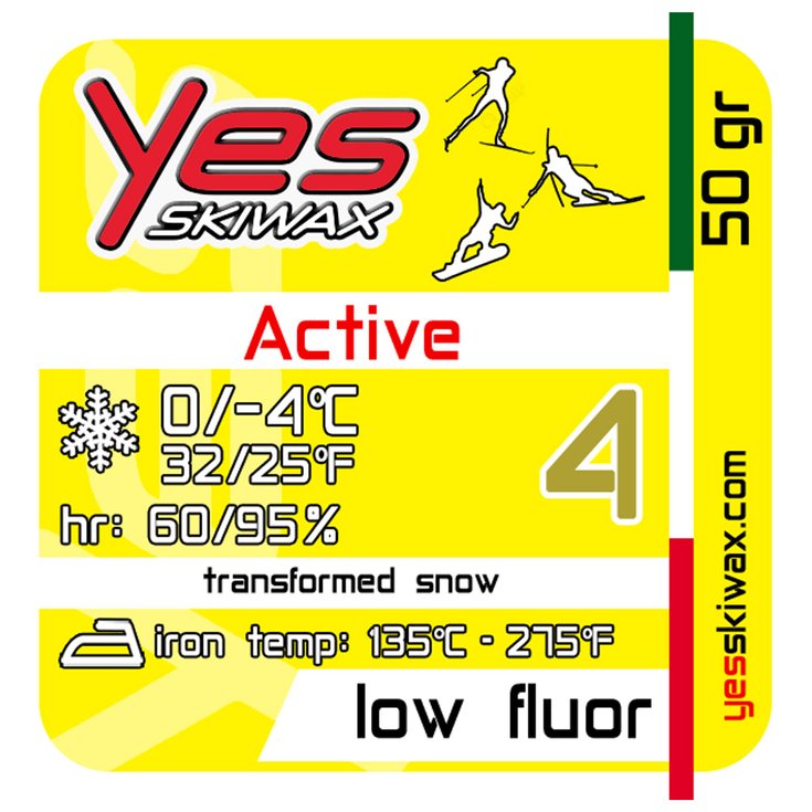 Yes Skiwax Active 4 50gr Overview