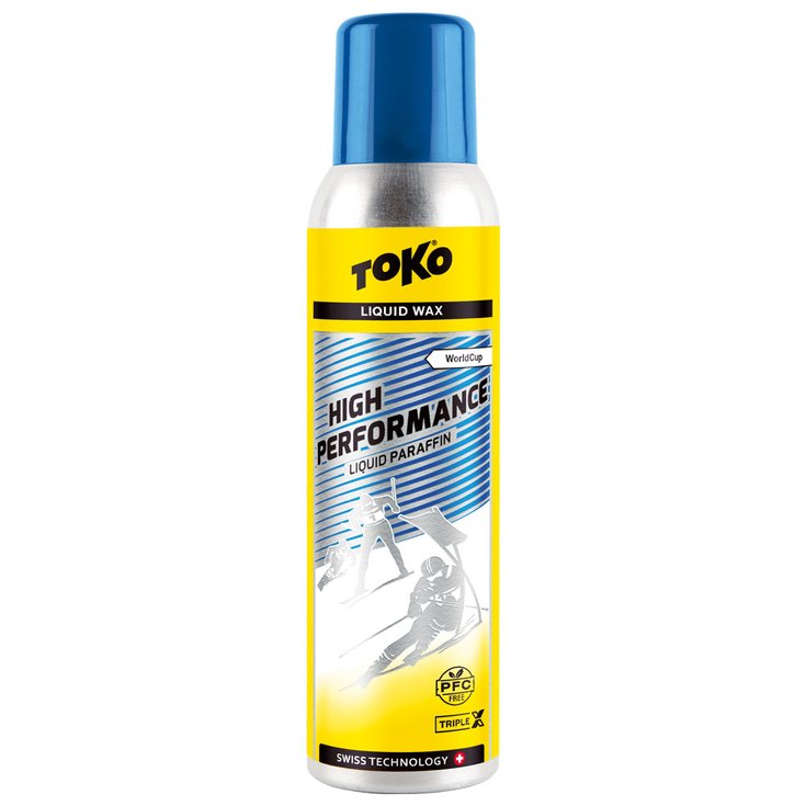 Toko Waxing High Perf. Liquid Paraffin Blue 125Ml Overview