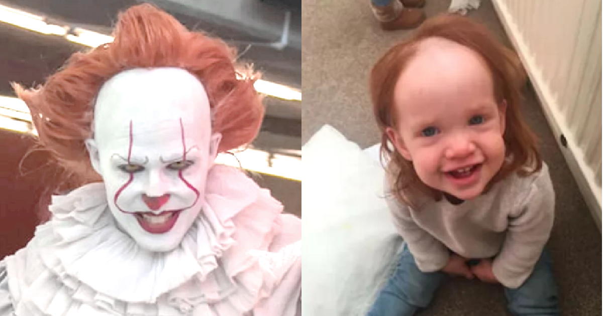 Toddler Accidently Gives Herself a Pennywise Haircut After Getting Her Hands on Hair Removal Cream