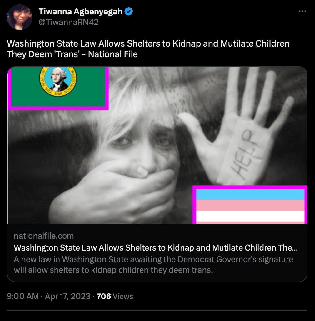 Washington State Can Now Kidnap Your Children And Mutilate Them