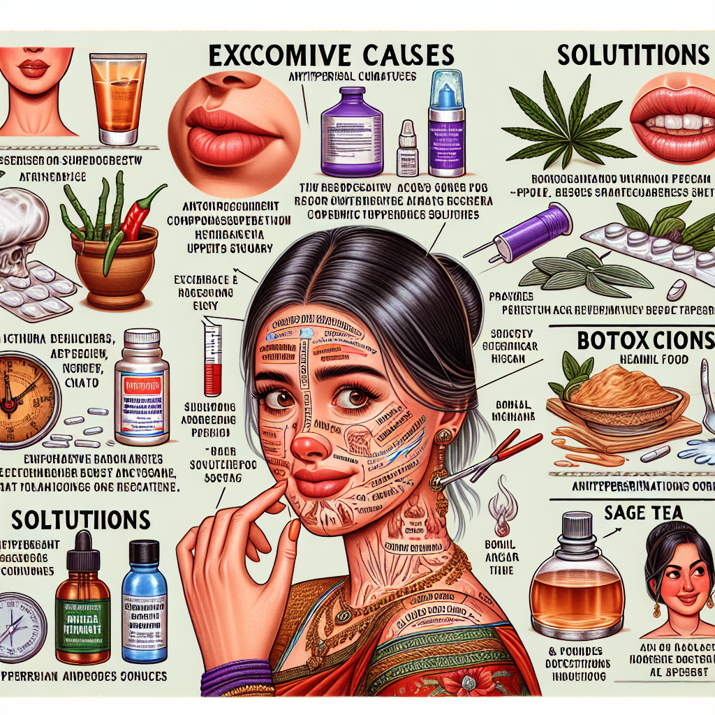 "Comprehensive Guide to Causes & Solutions for Excessive Upper Lip Sweat"