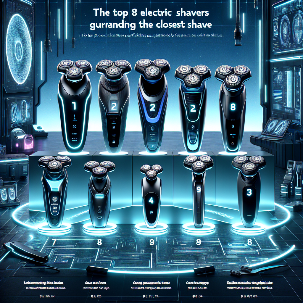 "Top 8 Electric Shavers for the Closest Shave in 2024: A Comprehensive Guide"