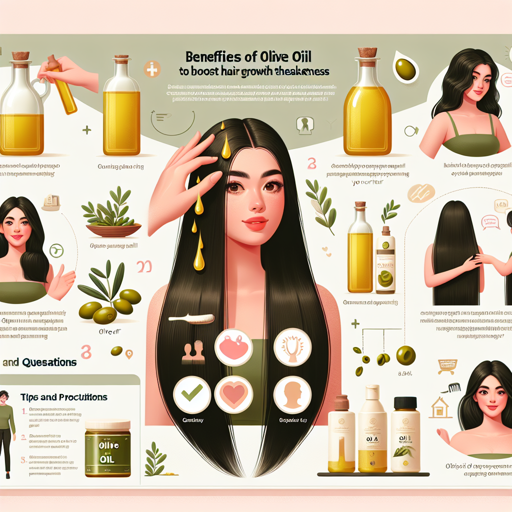 "Boosting Hair Growth and Thickness with Olive Oil: A Comprehensive Guide"