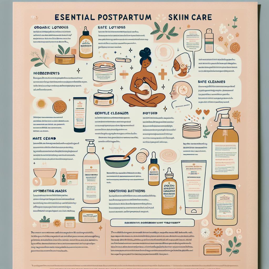 "Essential Postpartum Skin Care: Safe Ingredients & Treatments for New Moms - A Comprehensive Guide"