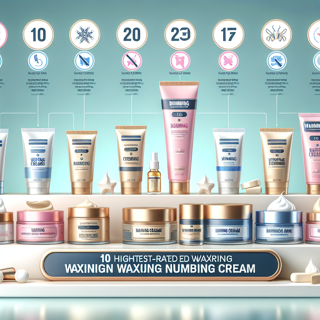 "Best 10 Waxing Numbing Creams for 2023: A Comprehensive Guide"