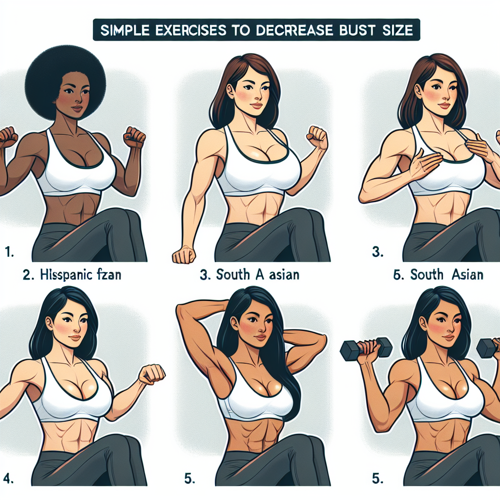 5 Simple Workouts to Decrease Bust Size (Illustrated Guide)