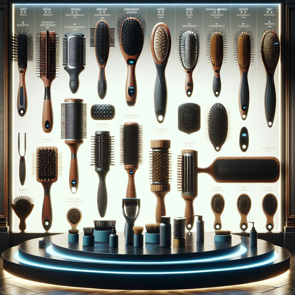 "Top 12 Men's Hairbrushes for All Hair Types: A 2024 Guide"