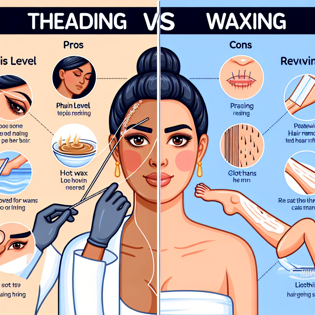 "Threading or Waxing: Which Hair Removal Method is Superior?"