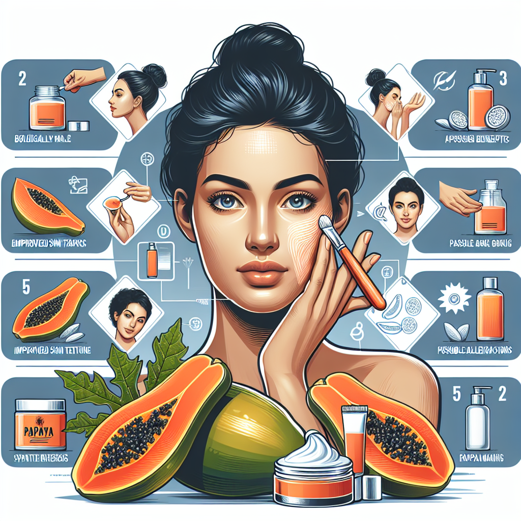 "Using Papaya for Skincare: Advantages, Potential Risks, and Application Guide"