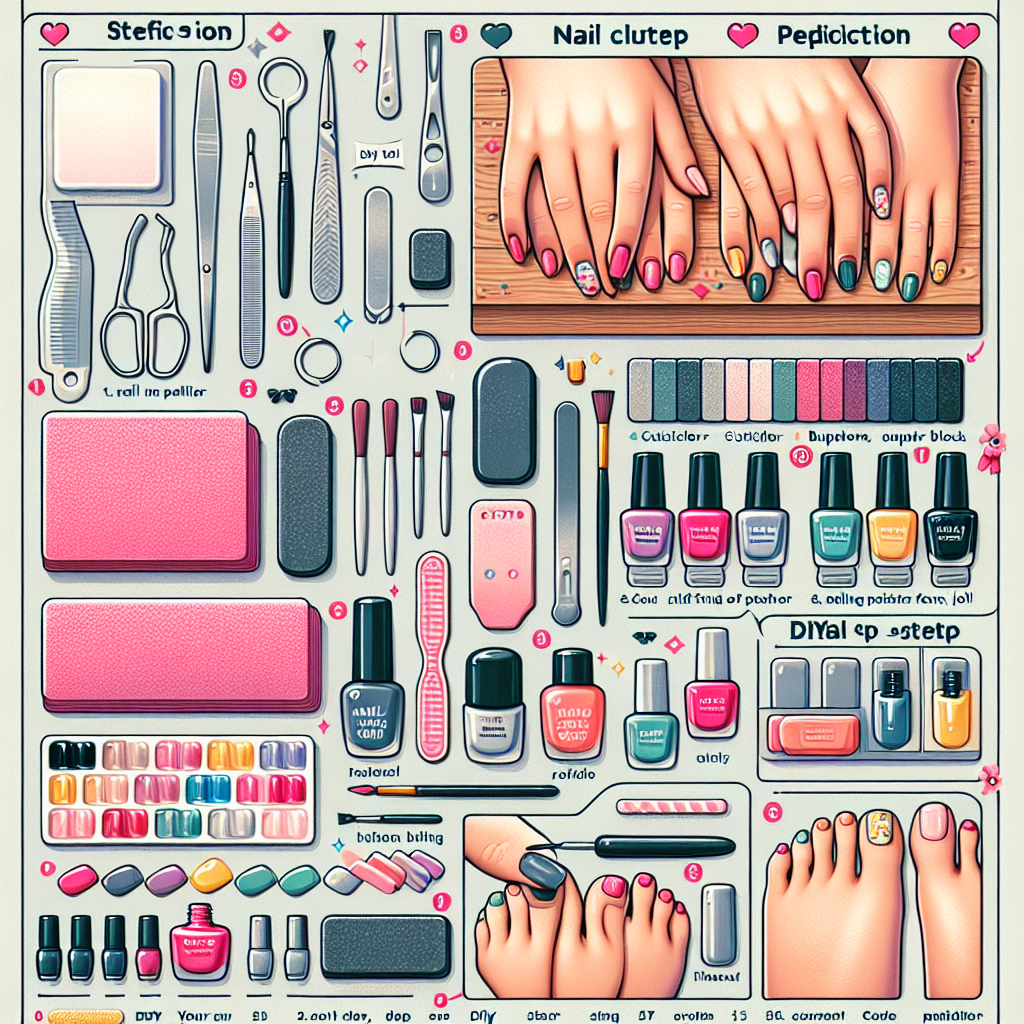 "Step-by-Step Guide to DIY Manicures and Pedicures at Home"