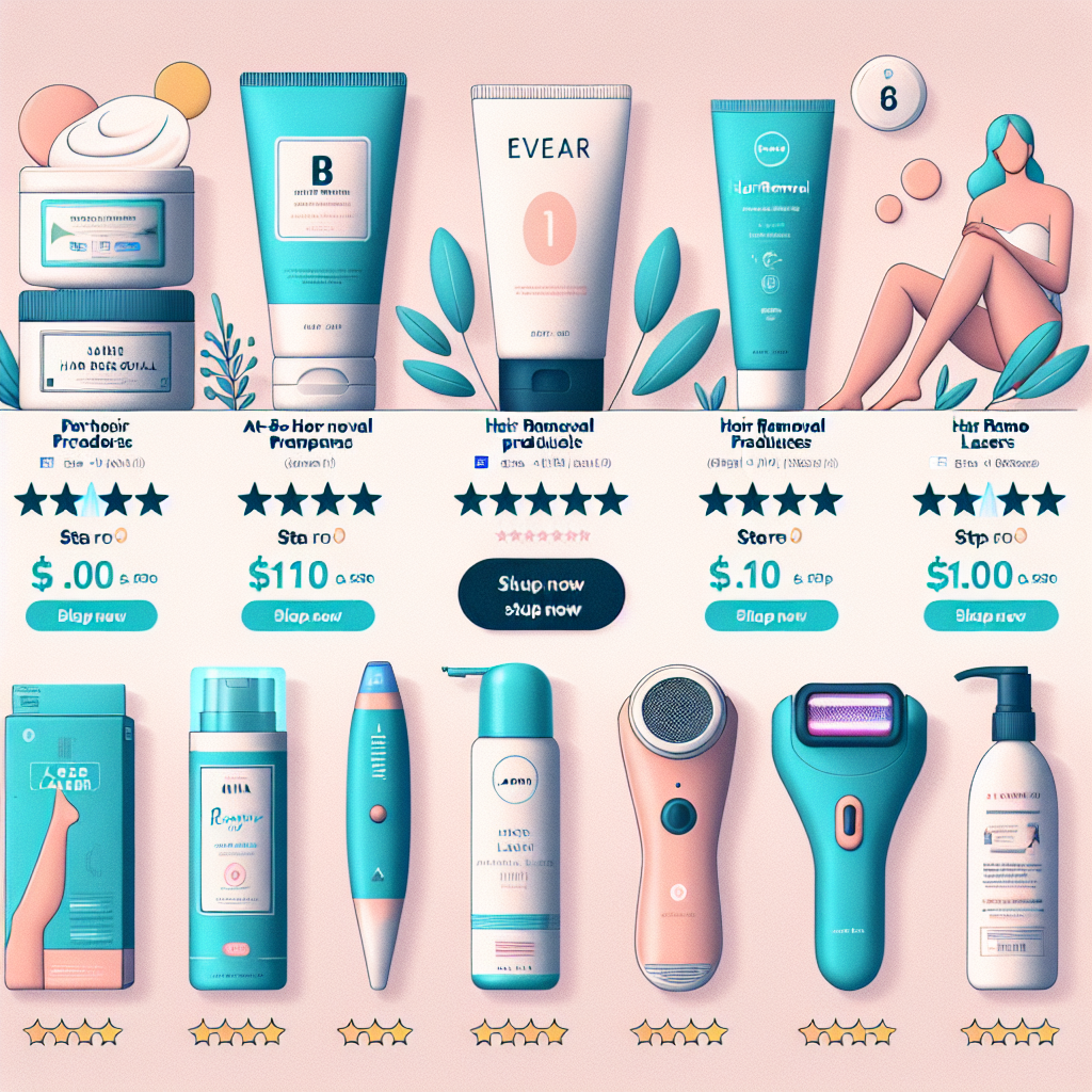 "Top 10 Best-Selling At-Home Hair Removal Products on Amazon"