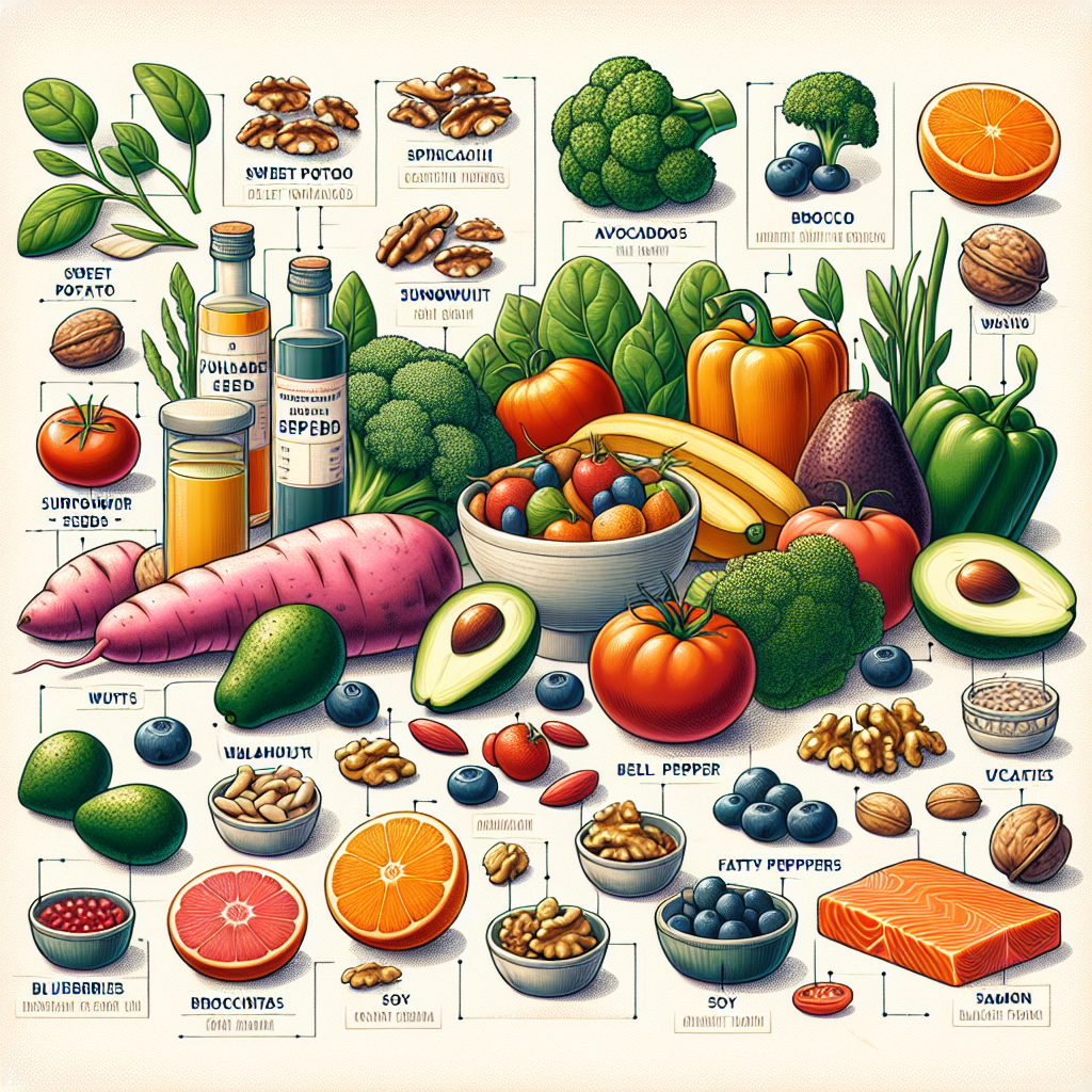 "Top 12 Nutritious Foods Essential for Revitalizing Your Skin"