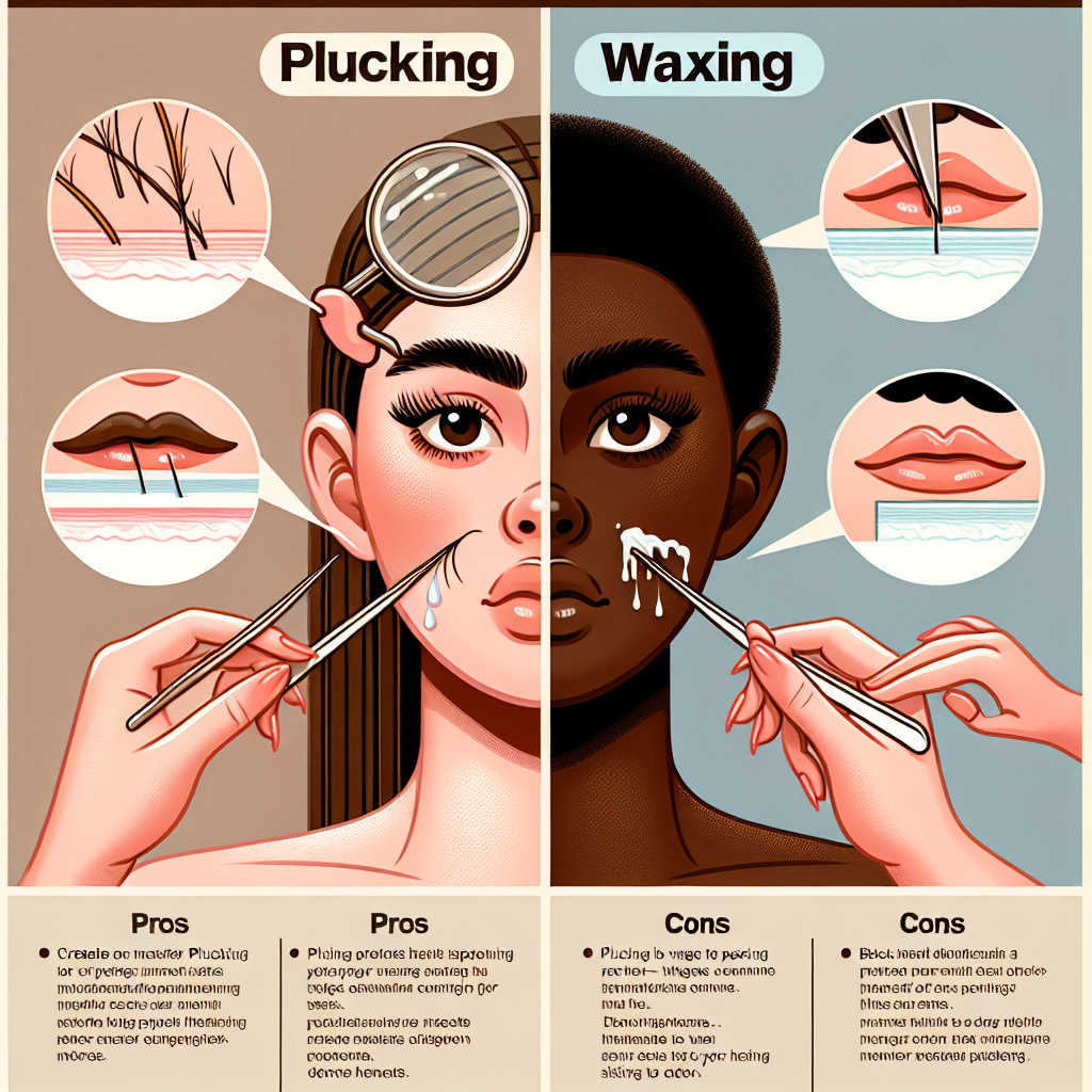 "Plucking Versus Waxing: Understanding the Differences for Hair Removal"