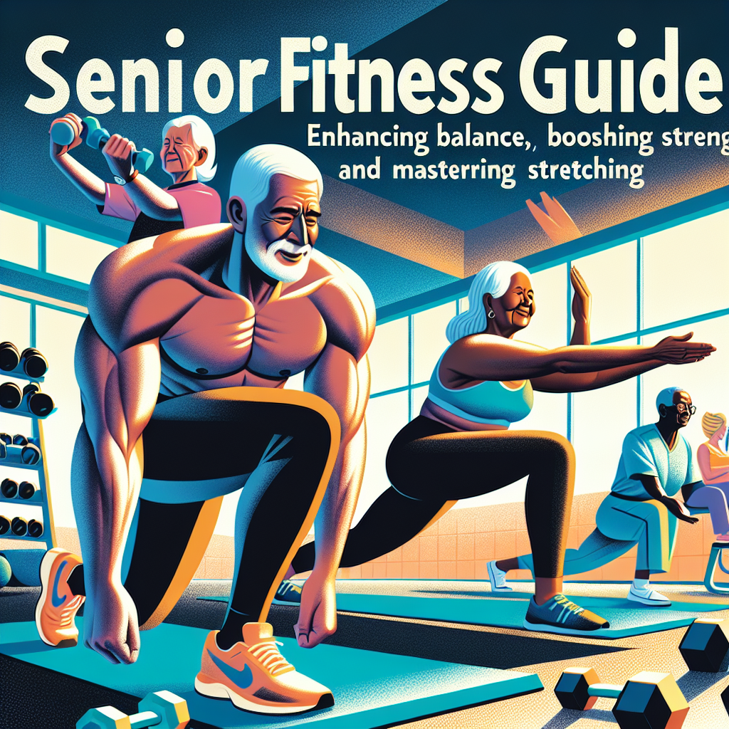 "Senior Fitness Guide: Enhancing Balance, Boosting Strength, and Mastering Stretching"