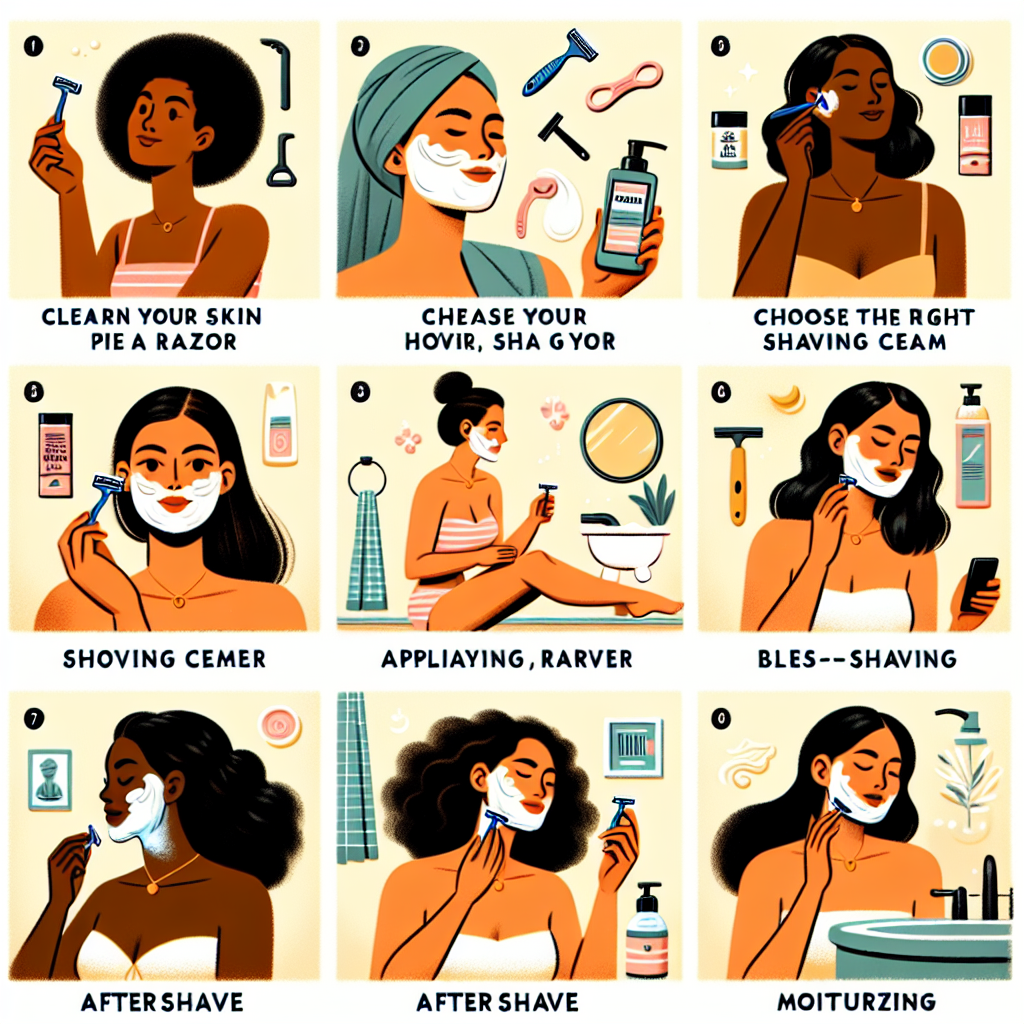 "Essential Pre and Post-Shaving Tips for Women: A Beginner's Guide to Smooth Skin"