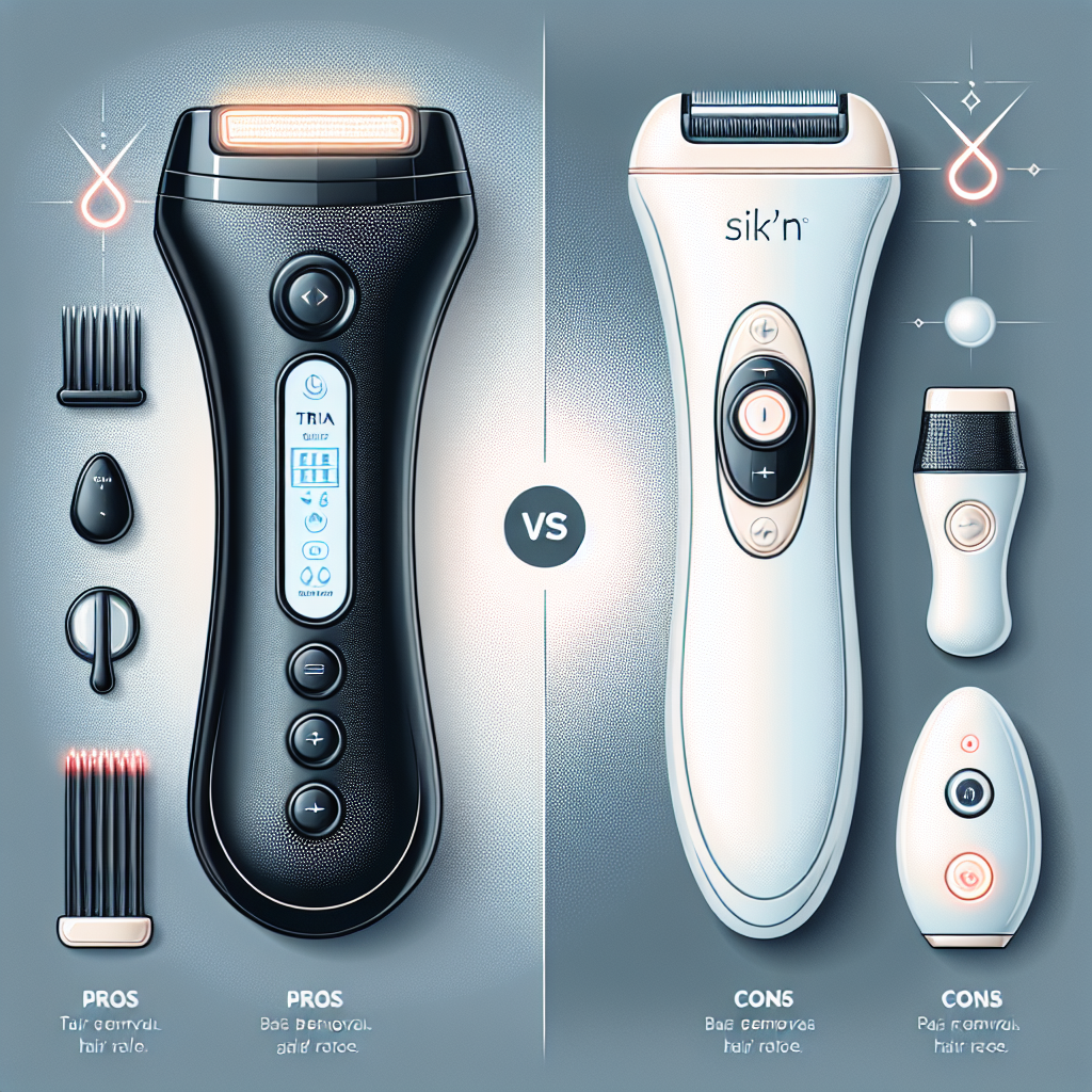 Tria 4X vs Silk'n: Comparing the Best Hair Removal Devices