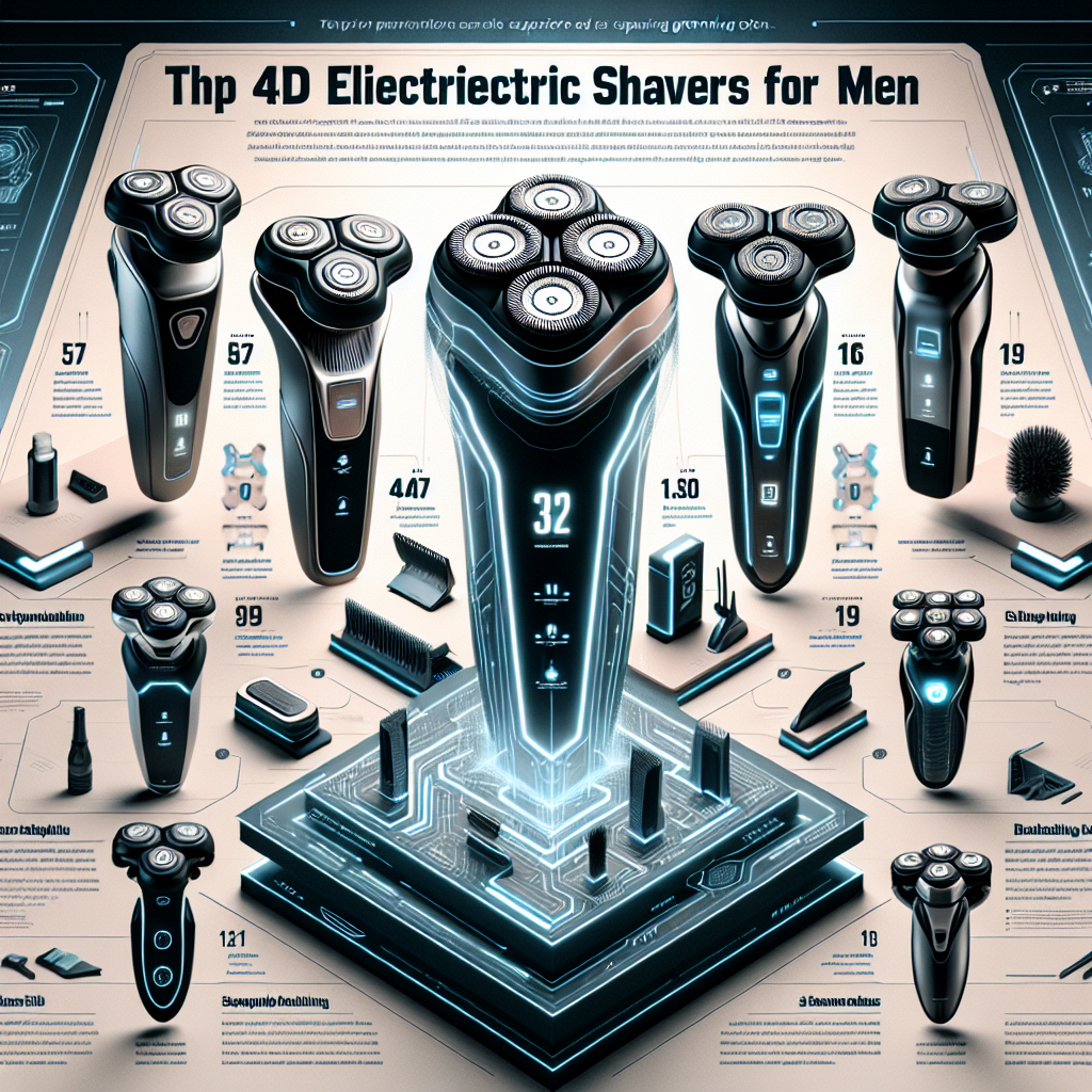 "Top 10 4D Electric Shavers for Men in 2023: Ultimate Guide to Superior Grooming"