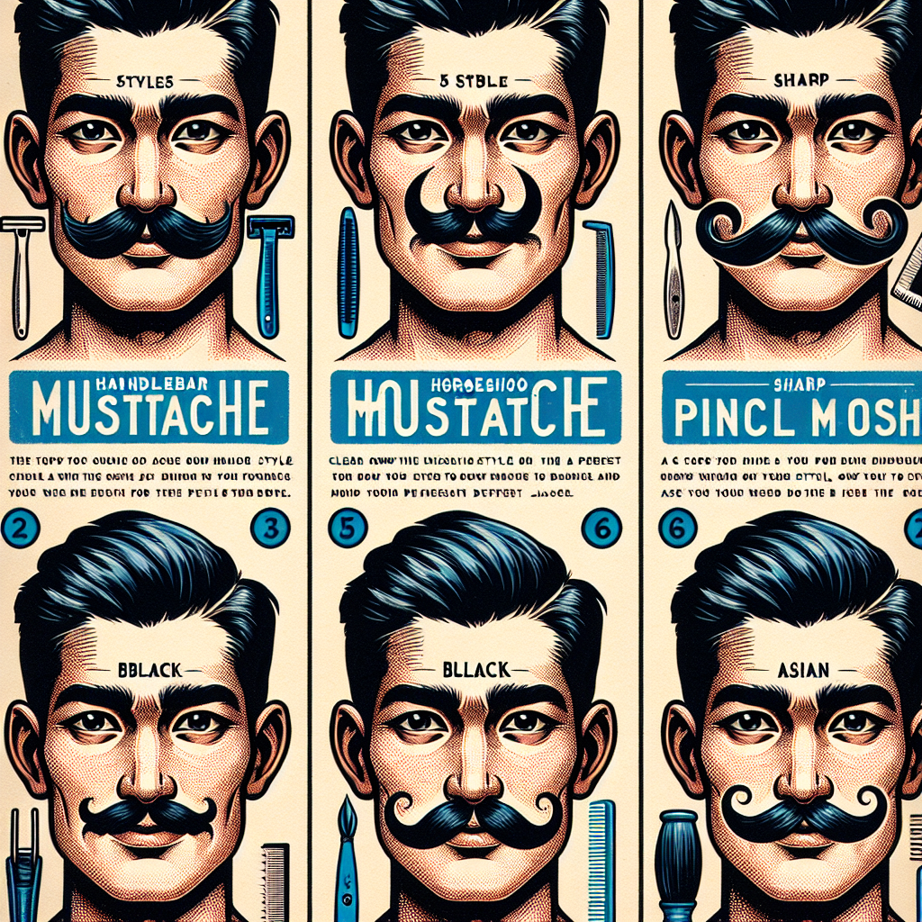 "Ultimate Guide to Mustache Styles: Tips for a Perfect Shave"