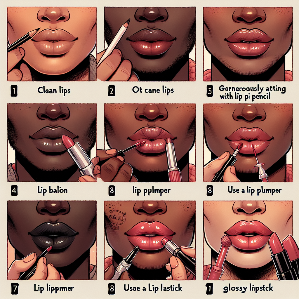 "Guide to Achieving Fuller Lips: A Step-by-Step Approach"