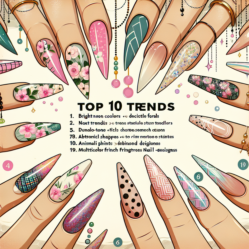 "Top 10 Nail Trends of Summer 2023: A Guide for Style Enthusiasts"