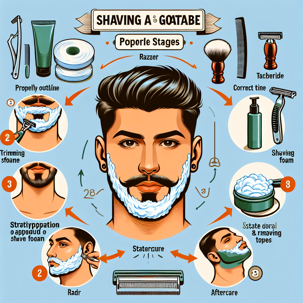 "Comprehensive Guide: Trimming and Shaving a Goatee Beard the Right Way"