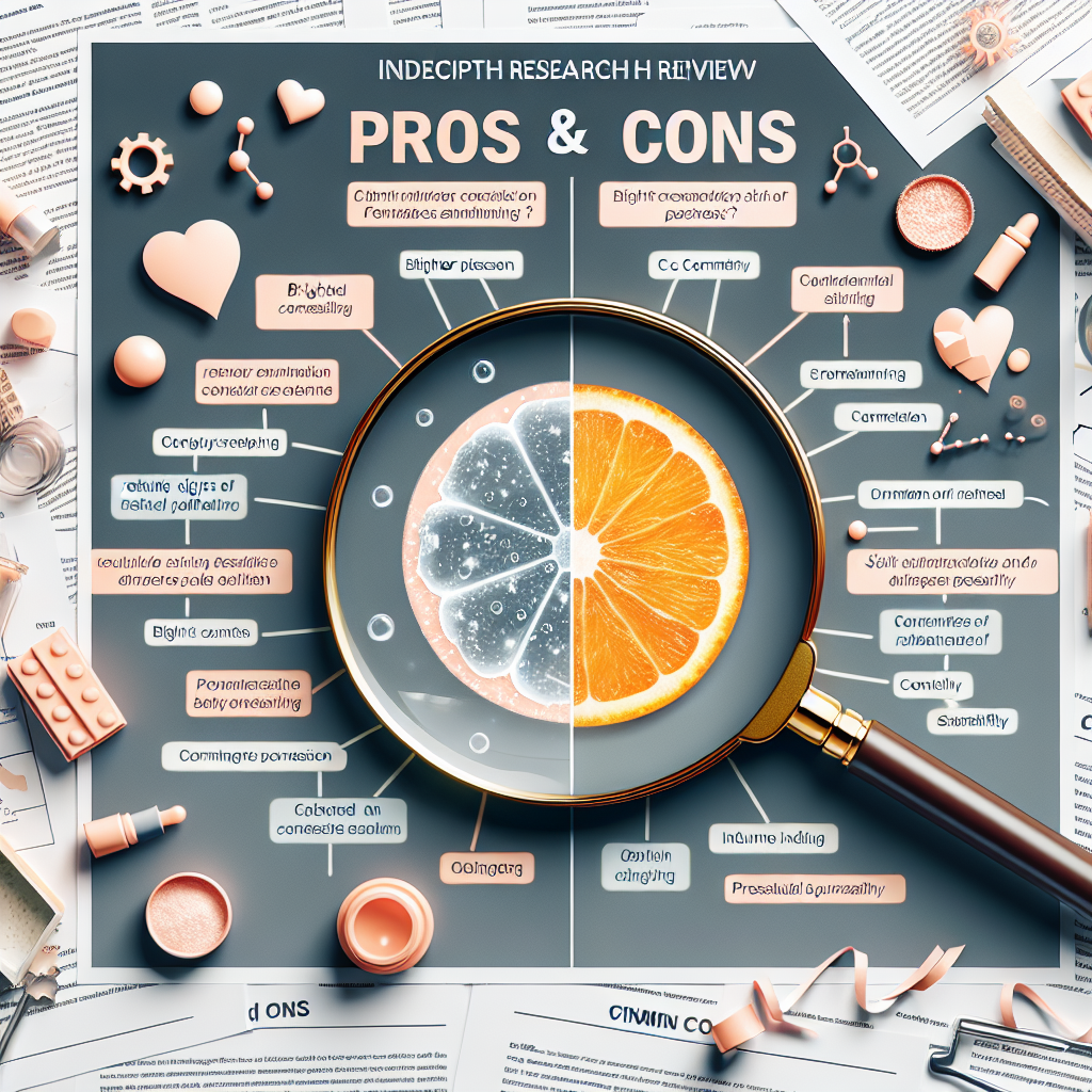 "Exploring the Benefits and Risks of Vitamin C for Skin Health: An In-depth Research Review"