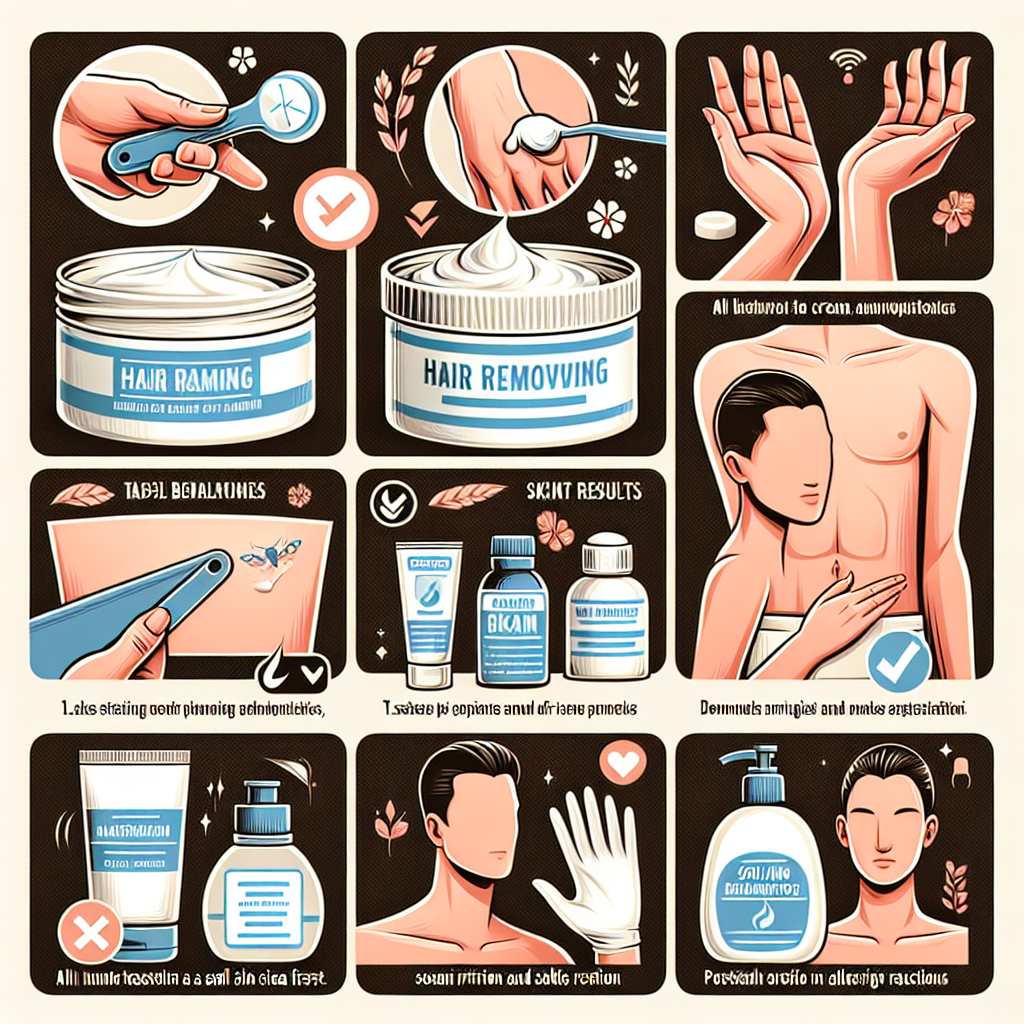 "Guide to Using Hair Removal Creams at Home: Benefits, Tips, and Drawbacks"