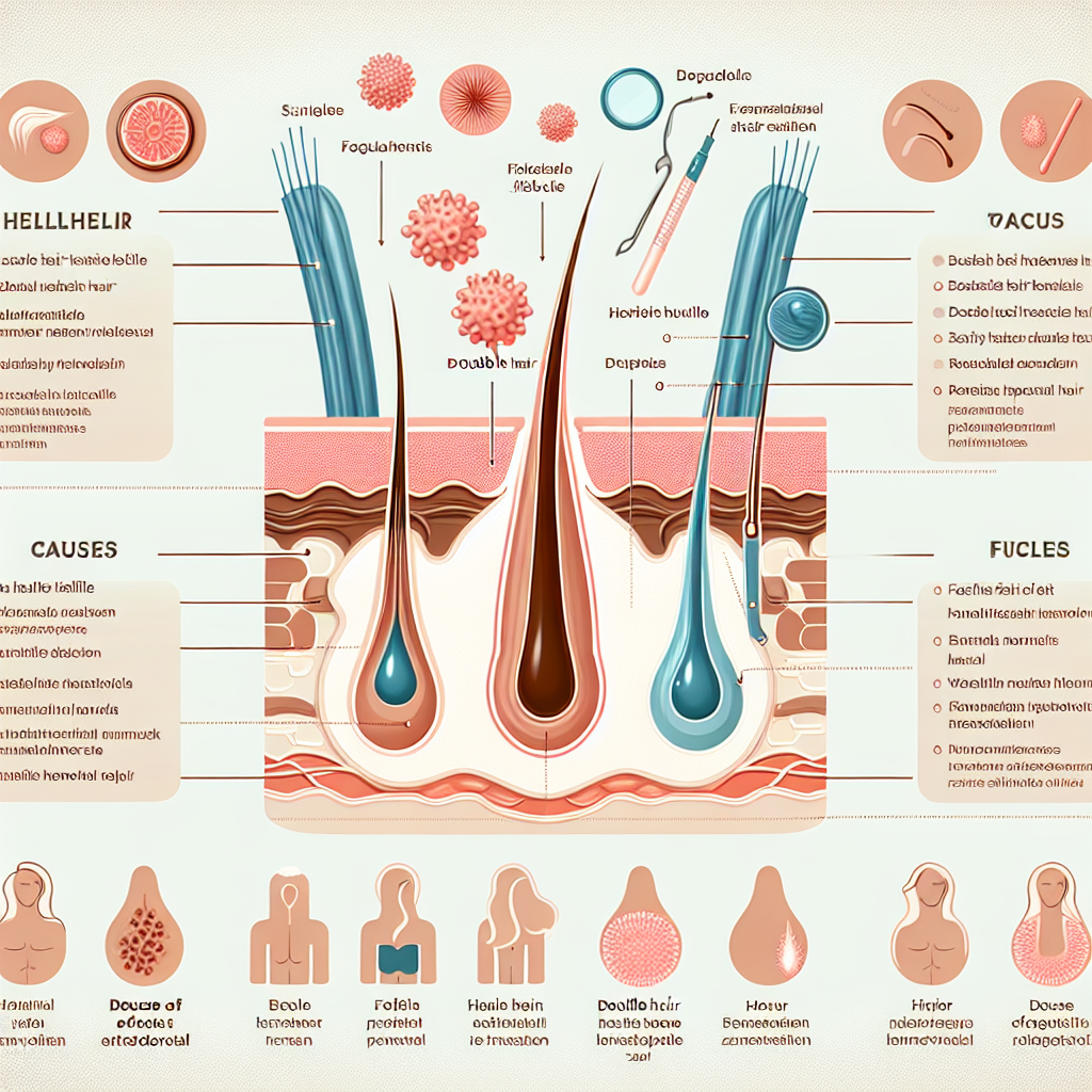 "Understanding Double Hair Follicles: Causes, Removal Methods, and Common Questions"