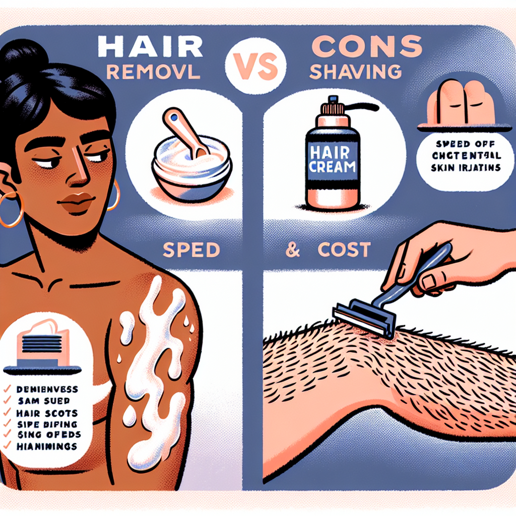 "Comparing Hair Removal Cream and Shaving: Which Option Suits You Best?"