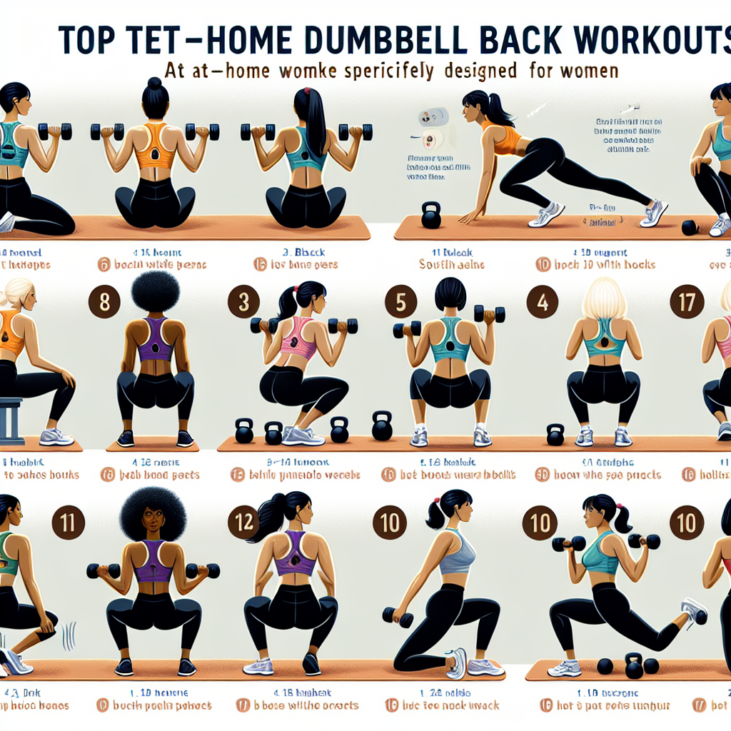 "Top 10 At-Home Dumbbell Back Workouts for Women"