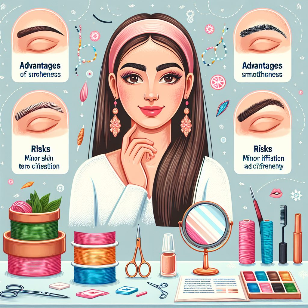 "Facial Hair Threading: Advantages, Risks, Best Kits & More - A Comprehensive Guide"