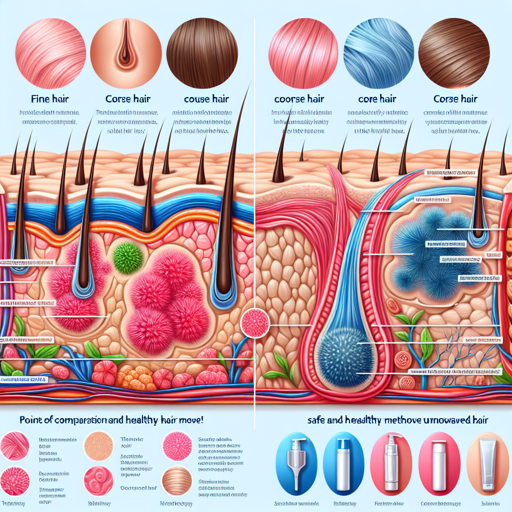 "Eliminating Unwanted Hair Safely and Healthily: Comparing Fine and Coarse Hair Types"