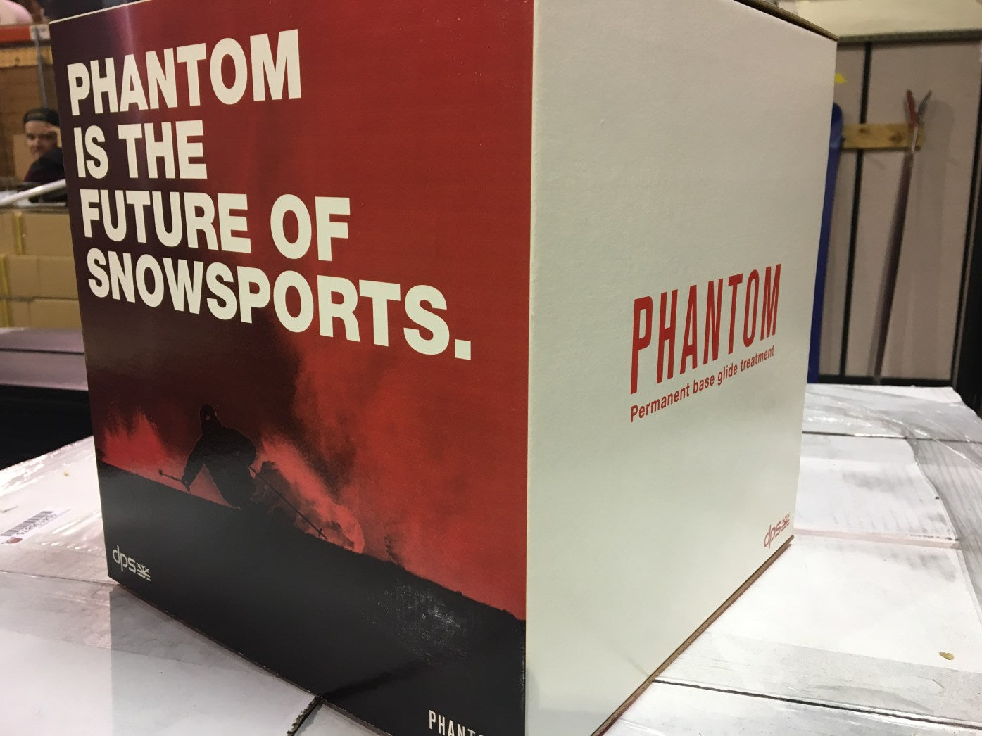 Phantom base treatment packaging at DPS Skis headquarters in Salt Lake City. Photo by Jason Blevins / The Denver Post